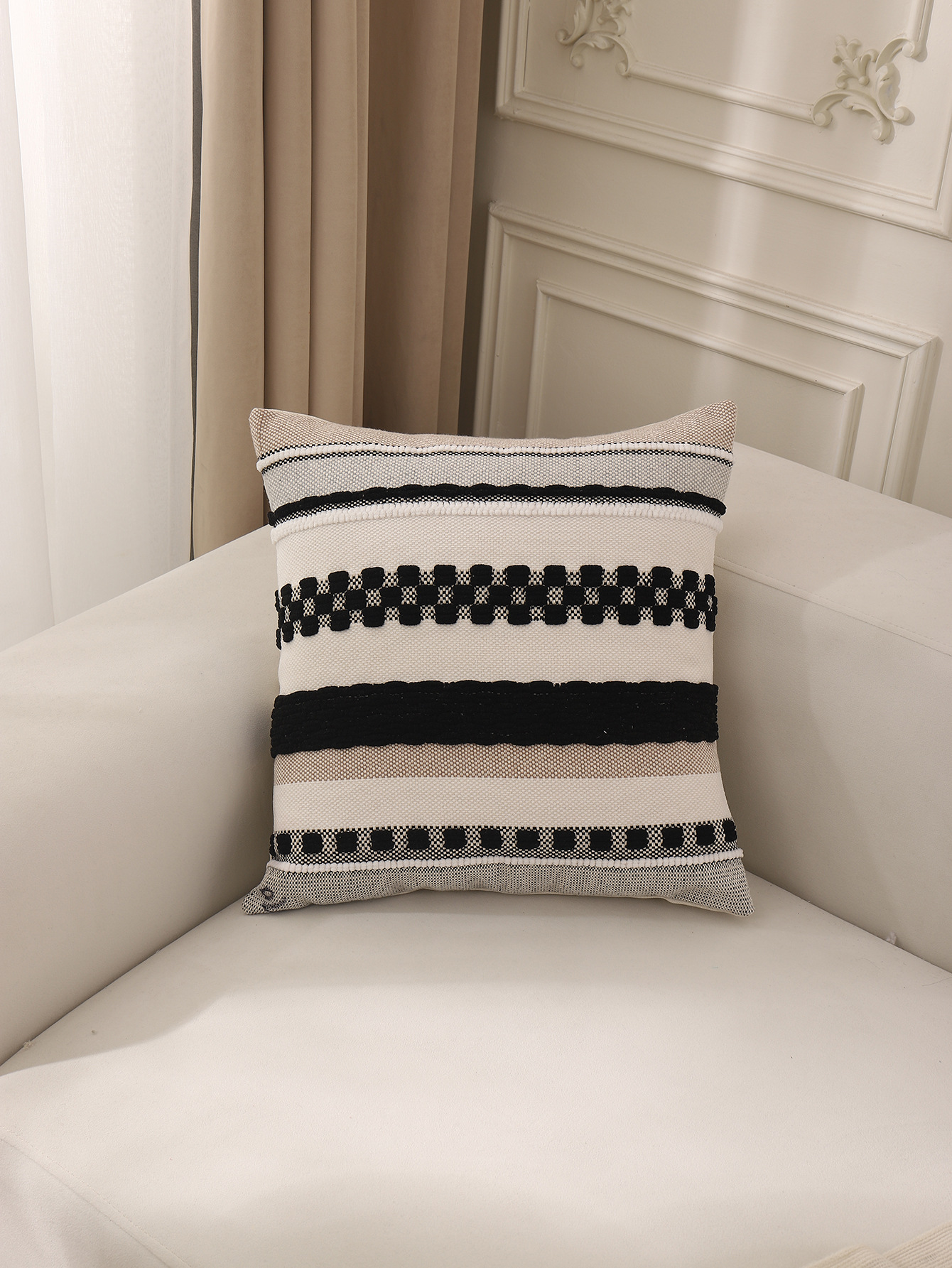 Jacquard Throw Pillow